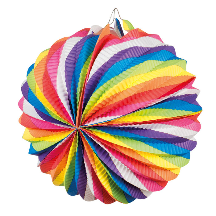 Deko Papierlaterne "Karneval" Ø 22 cm | Mehrfarbig