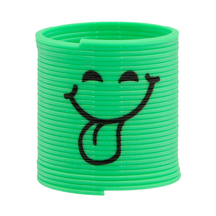 6 Lächelnde Treppenfedern | 3cm - Bunt