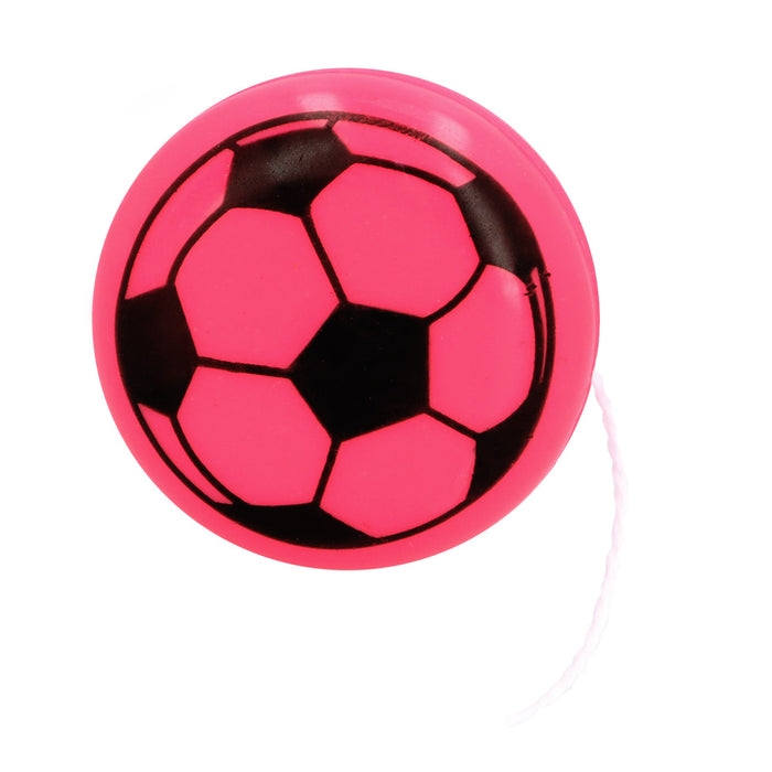 6 Fußball Jo-jos 5 Farben | Ø 3,5 cm