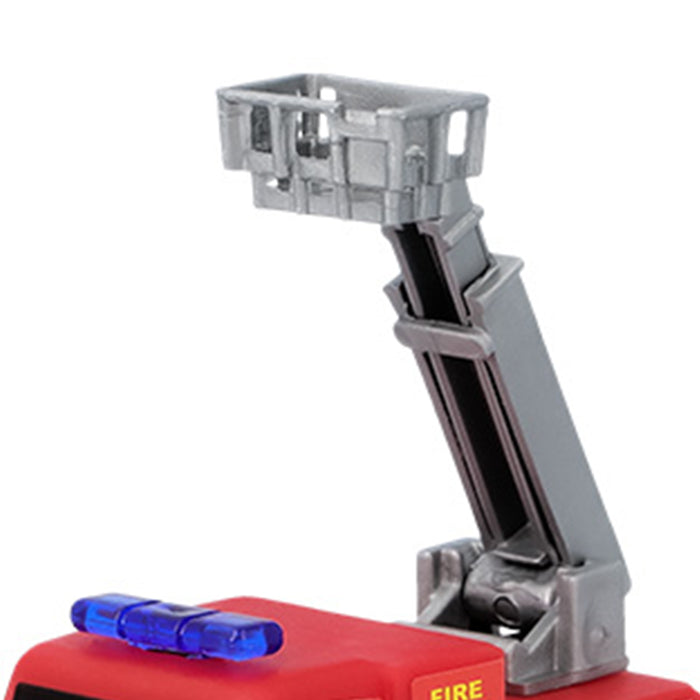 4 Rückzugs-Feuerwehrauto | 5,2 x 3,2 cm - Mitgebsel Kindergeburtstag