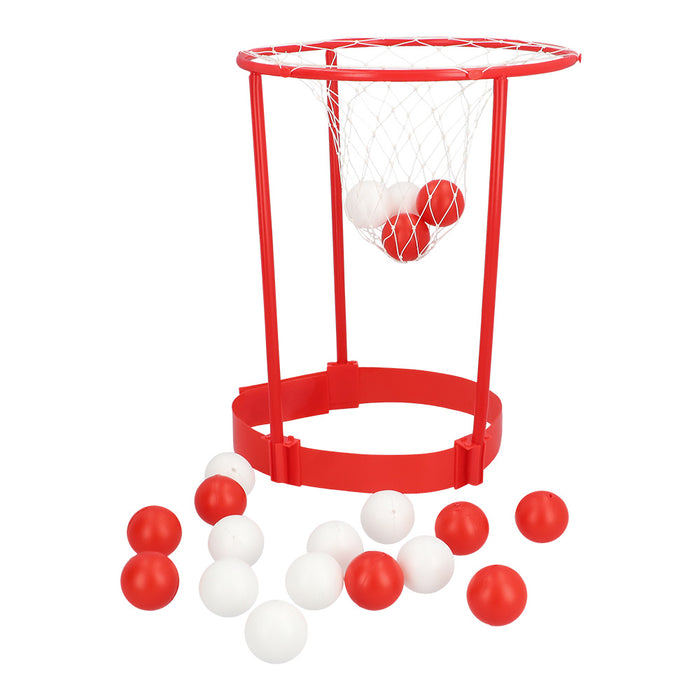Party Trinkspiel "Head basket shot" | Korb + 20 Bälle