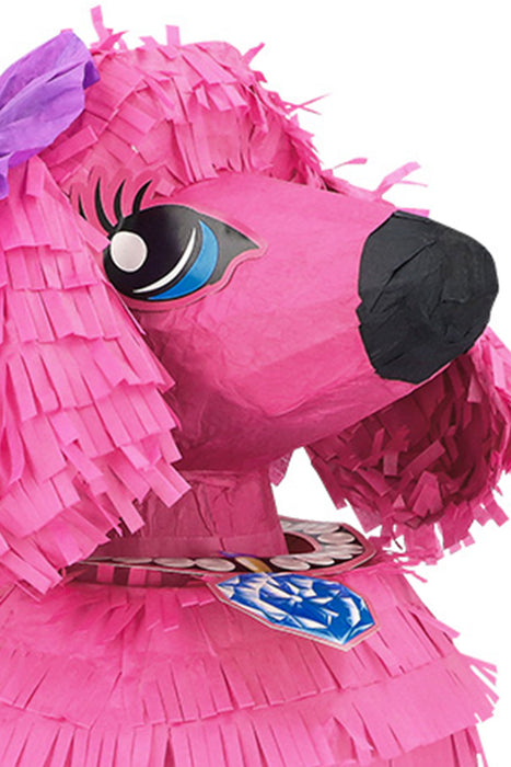 Pinata "Rosa Pudel" | 45 x 24 x 38 cm