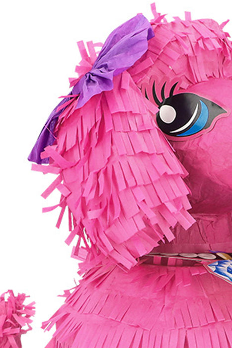 Pinata "Rosa Pudel" | 45 x 24 x 38 cm