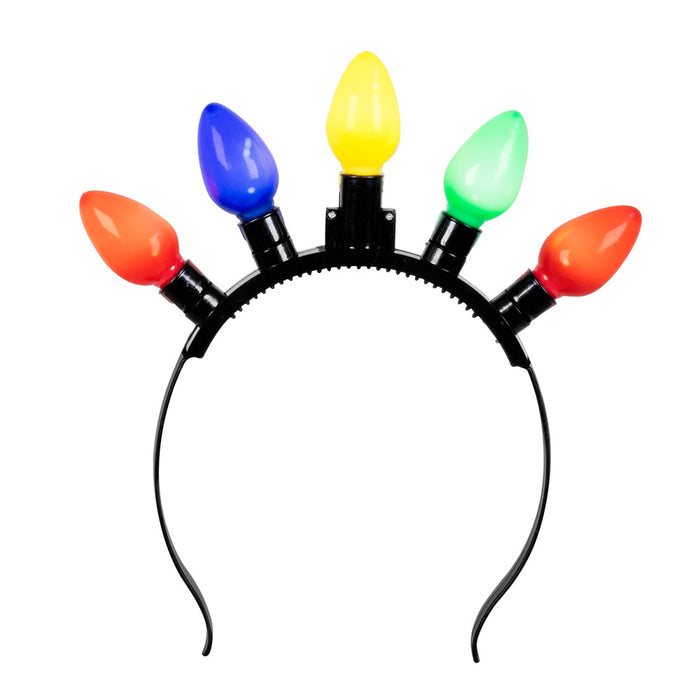 LED Diadem "Lichterkette"  3 Modi | Bunt