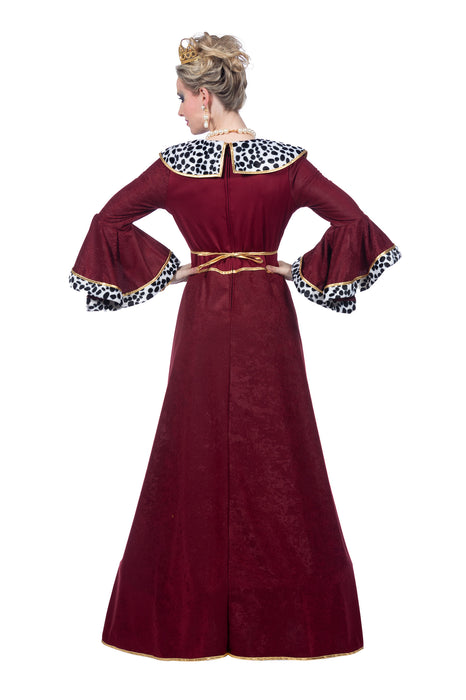 Königin "Malika" Kostüm für Damen | Rot - Kleid