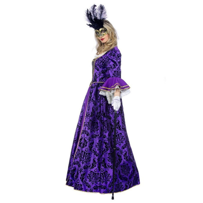 Barock Damen Kostüm "Venedig" | Kleid - Lila