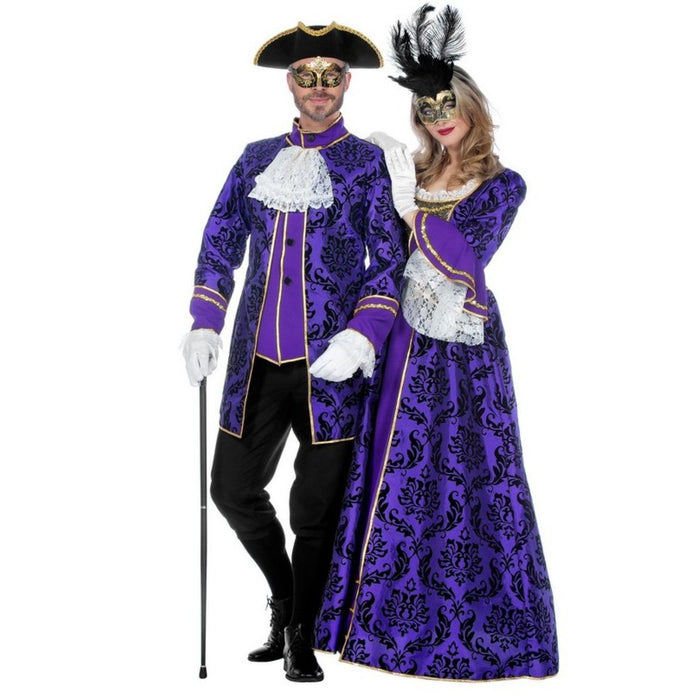 Barock Damen Kostüm "Venedig" | Kleid - Lila