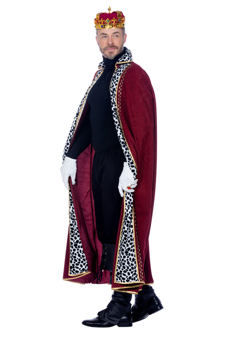 Königsumhang für Herren Gr. XXL 60/62 | Rot - König Kostüm