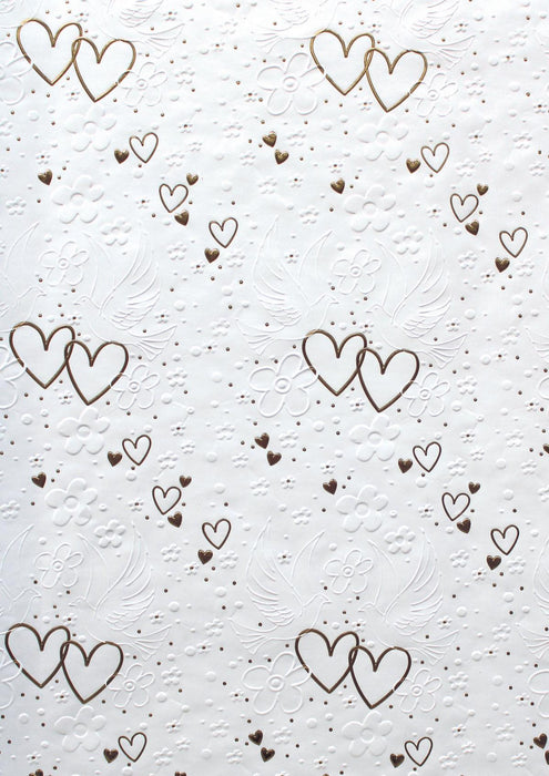 Geschenkpapier "All About Love" farblich sortiert | 150 x 70 cm