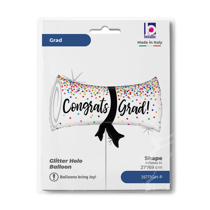 Shape Folienballon "Congrats Grad Abschluss"