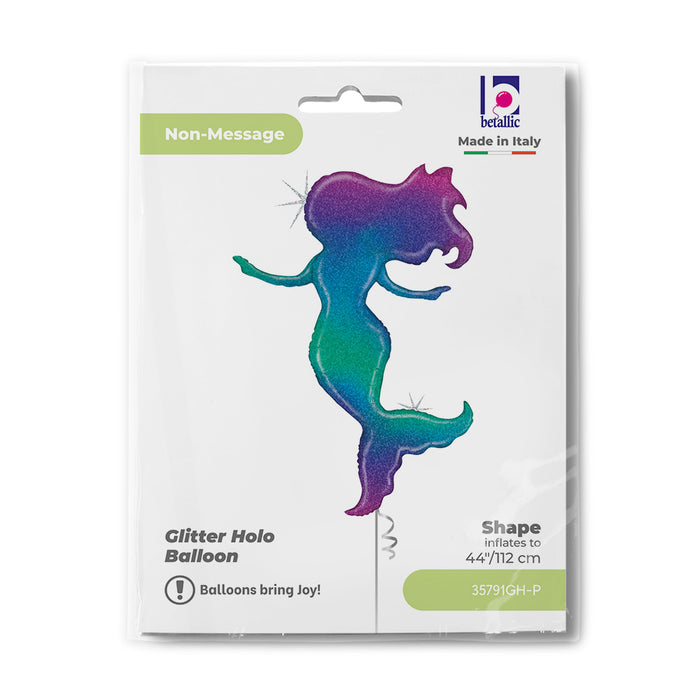 Shape Folienballon "Meerjungfrau Glitter" |  132cm