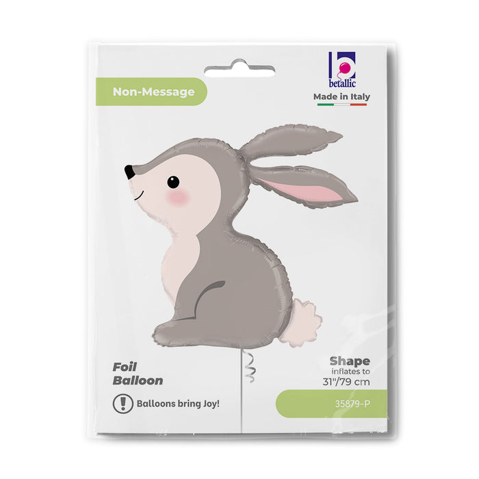 Shape Folienballon "Woodland Hase" | 91 cm