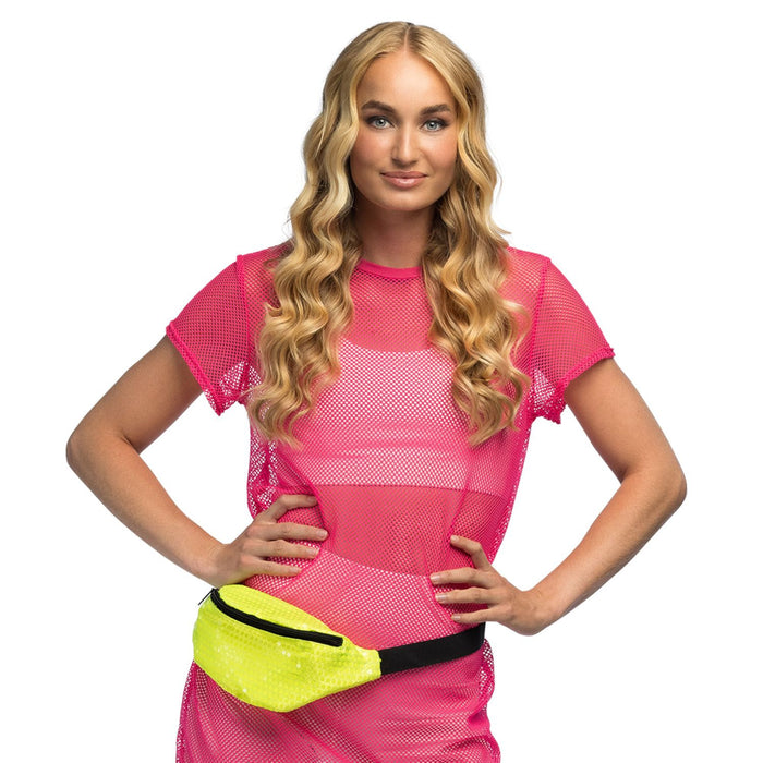 Bauchtasche "Sequins" | 4 Neon Farben sortiert UV