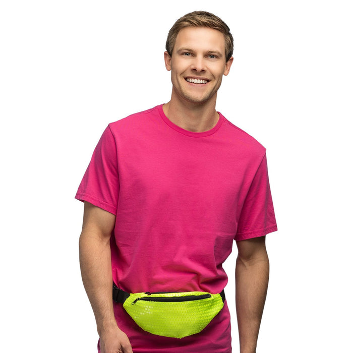 Bauchtasche "Sequins" | 4 Neon Farben sortiert UV