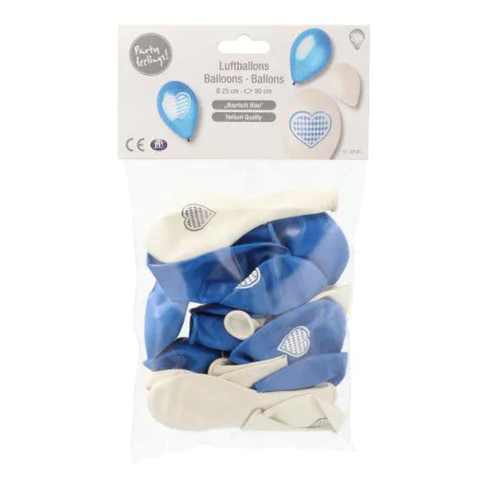Latexballon Ø25cm "Bayrisch Blau" | 20 Stück