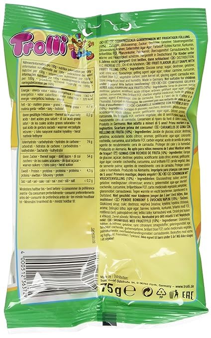 Süßigk Trolli Glotzer 4Stk./75g