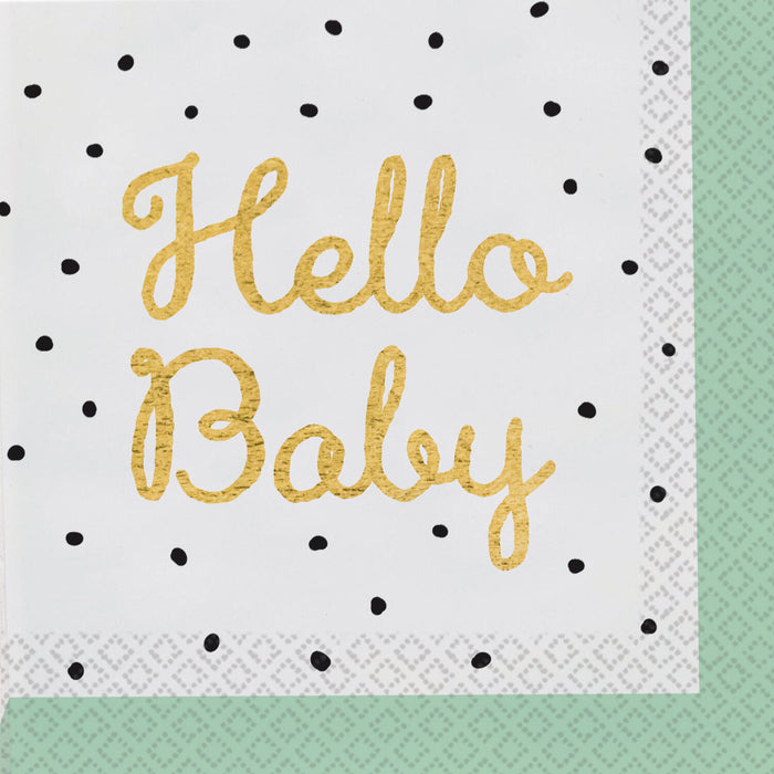 "Hello Baby" Partydeko Artikel