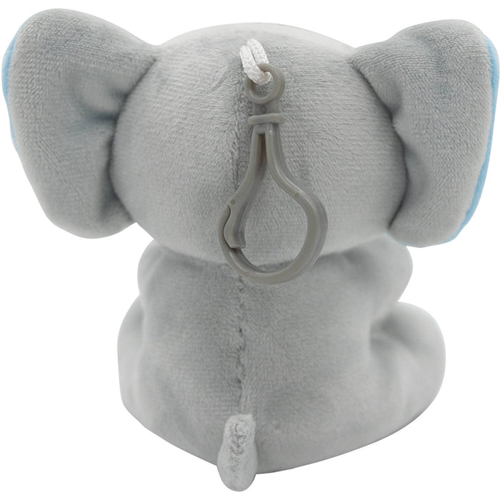 2-in-1 Plüschtier-Ballongewicht 90g Elefant m. blauen Ohren