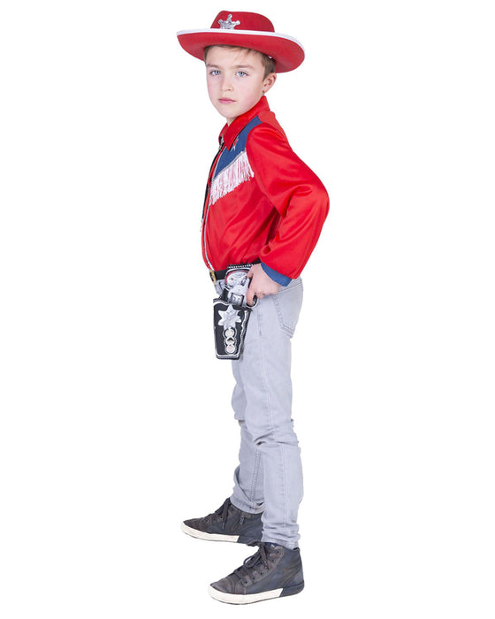 Wild West Cowboy Hemd mit Fransen