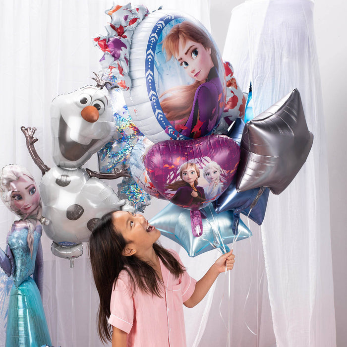 18"/Ø45cm Folienballon "Frozen 2 Herz"