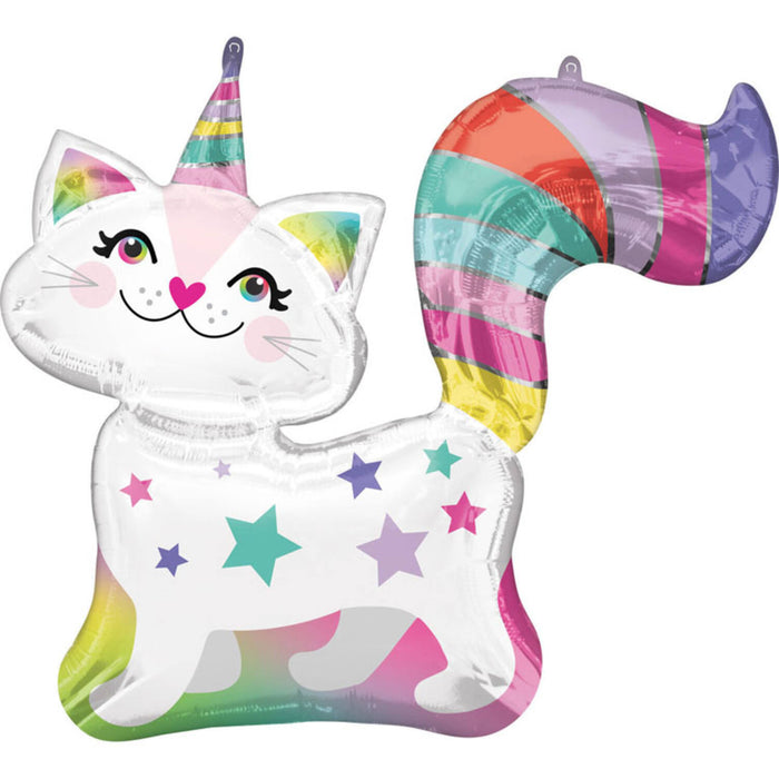 31" Shape Folienballon "Caticorn"