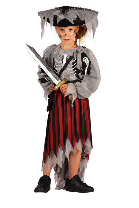 Piraten Geisterbraut Kostüm für Mädchen | Halloween