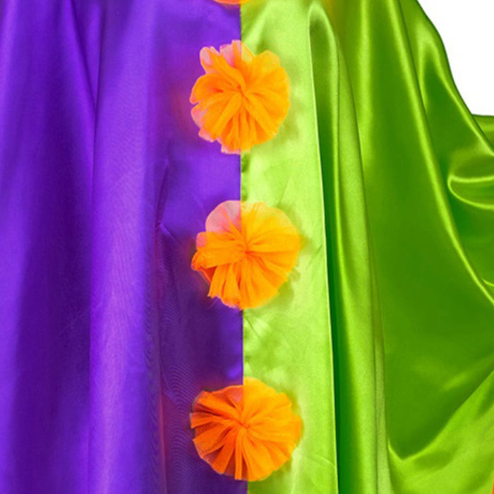 Clown Poncho für Erwachsene | Mehrfarbig - Einheitsgröße