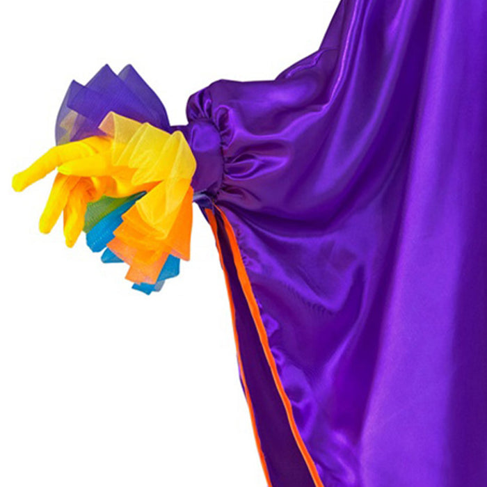 Clown Poncho für Erwachsene | Mehrfarbig - Einheitsgröße
