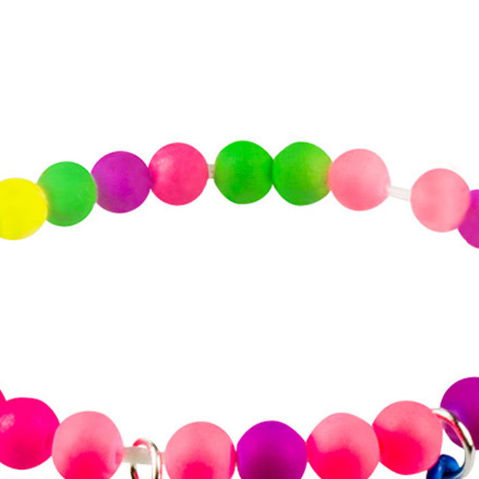 Hippie Peace Armband 14 x 22 cm | Neon Bunt - UV