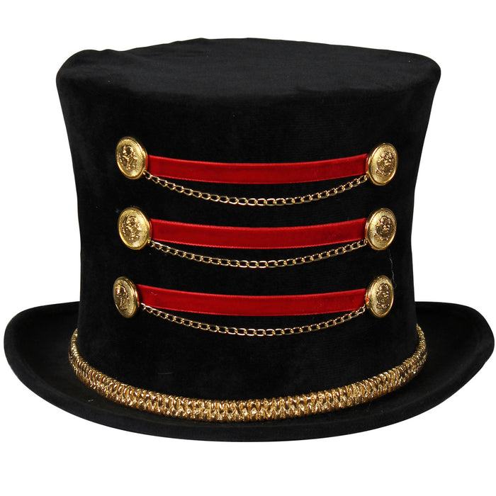 Zylinder "Magic Circus" | Schwarz Rot