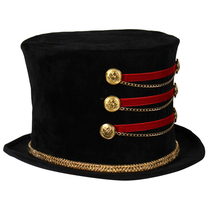 Zylinder "Magic Circus" | Schwarz Rot