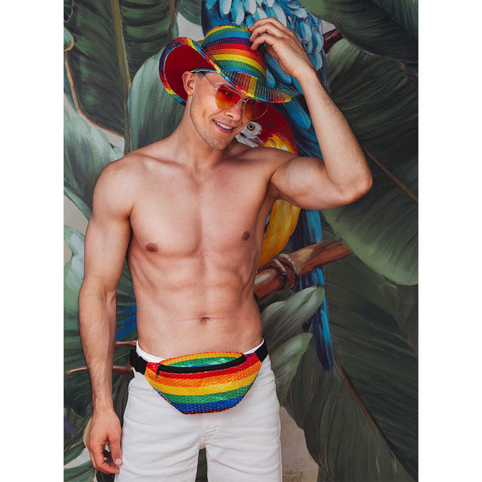 Partybrille "Groovy Love" Herzbrille | Gold Orange