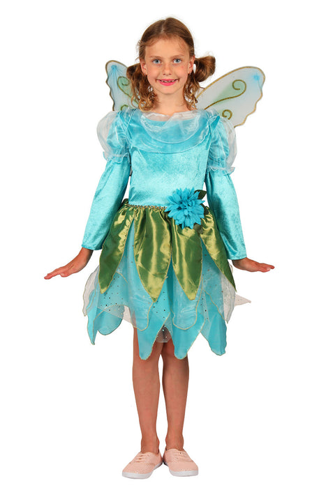 Elfen Kostüm "Blue Wonder" für Mädchen | Türkis