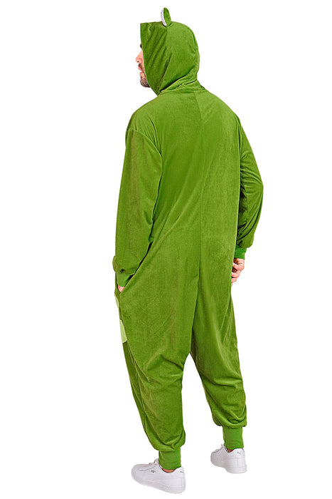 "Frosch" Overall Kostüm für Erwachsene | Grün - Onesie Plüschkostüm