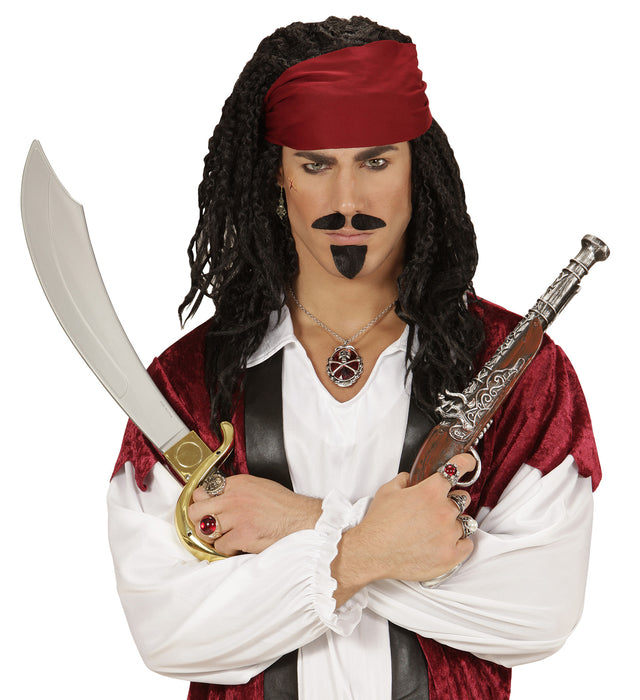 Piraten Ohrringe mit Totenkopf | Gold - Schmuck