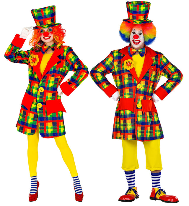 Clown Kostüm "Bailey" für Erwachsene | Mehrfarbig