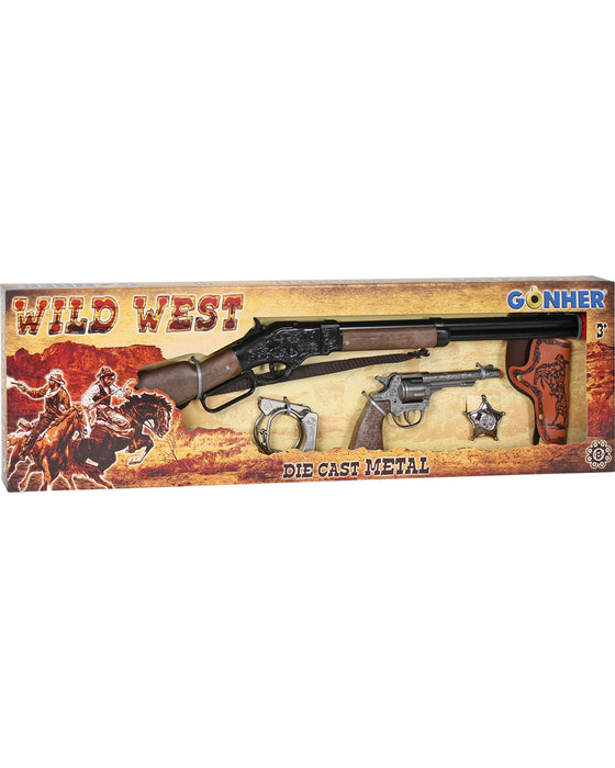 Gonher 498/0 Wild West Set zum Cowboy Kostüm - 6-tlg.