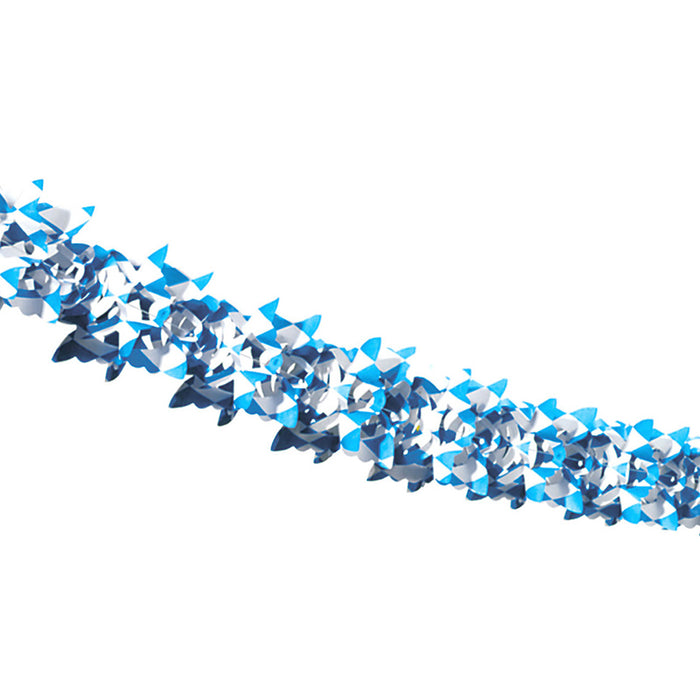Girlande Papier Bayern Weiss-Blau | 4m
