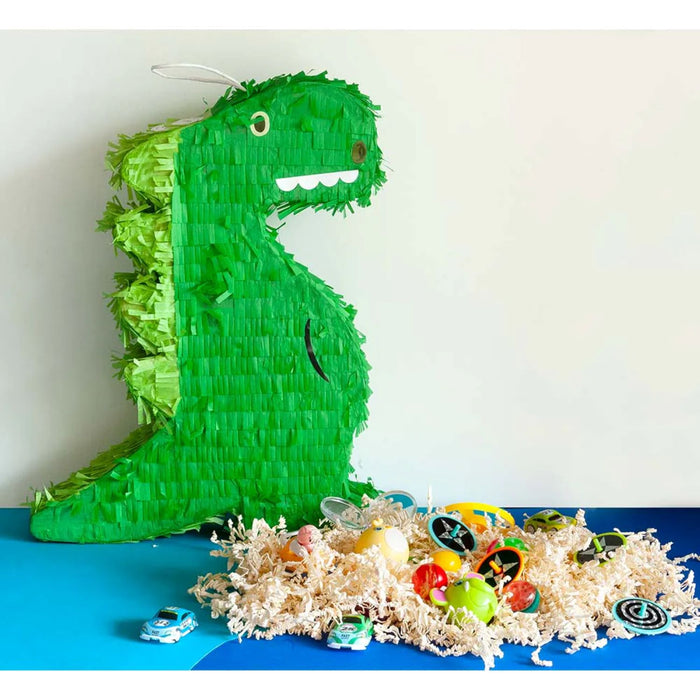 Pinata "Baby Dinosaurier" Grün | 35 x 8,5 x 43 cm