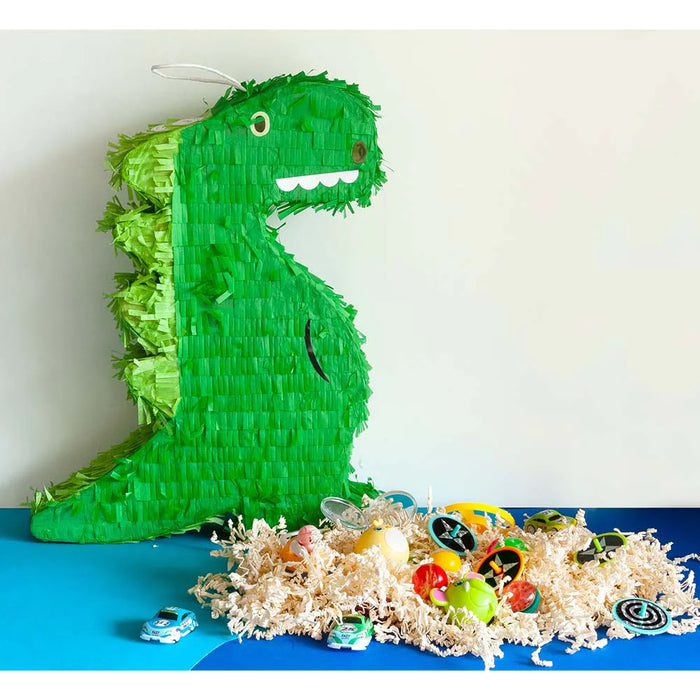 Pinata "Baby Dinosaurier" Grün | 35 x 8,5 x 43 cm