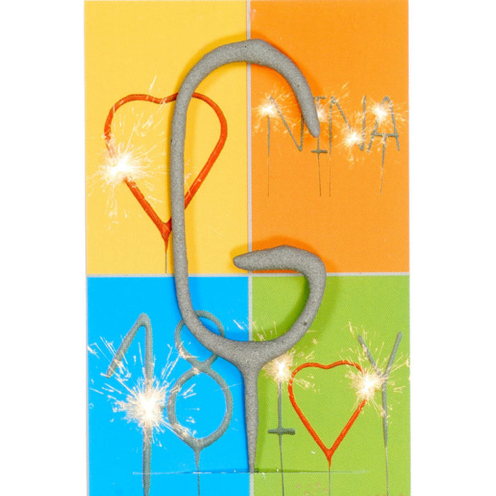 Wunderkerze Buchstabe Classic  G  6,5cm 35s