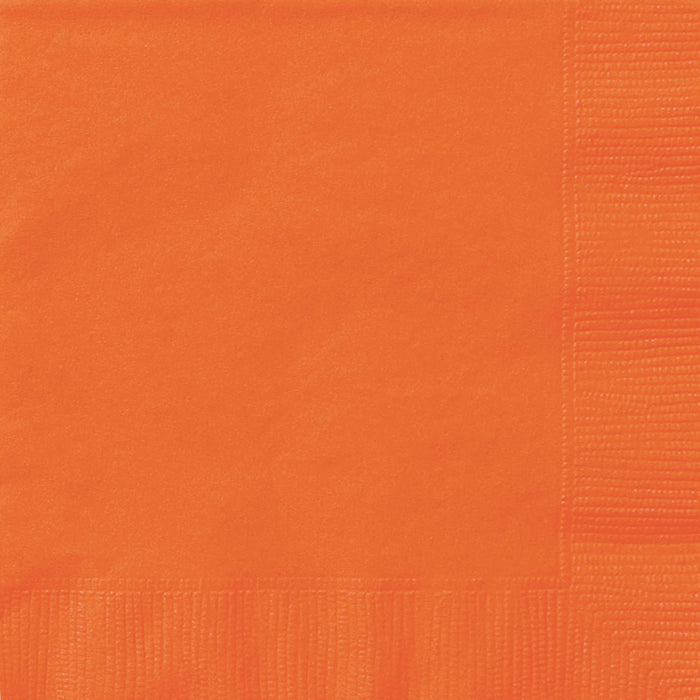 Servietten Uni 33x33cm/20St. Orange