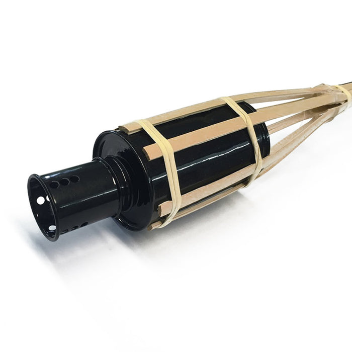 Fackel Bambus 120cm Schwarz