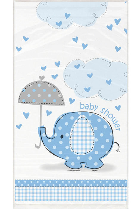 Tischdecke PVC Elephant  137x213cm blau
