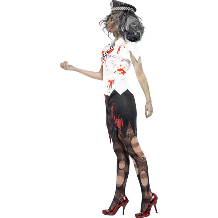 Kostüm Lady Zombie Polizistin Gr.M