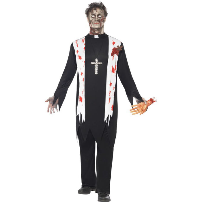 Kostüm Zombie Bloody Priest Gr.L