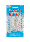 Kerze LED blinkend & 4 Kerzen, Ziffer 6