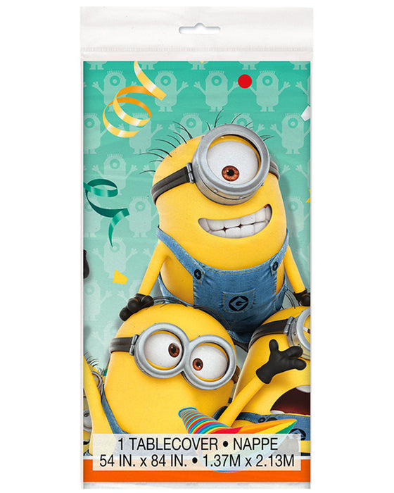 "Minions" PVC Tischdecke 137x213cm 43133 | Kinder Geburtstag Partydekoration