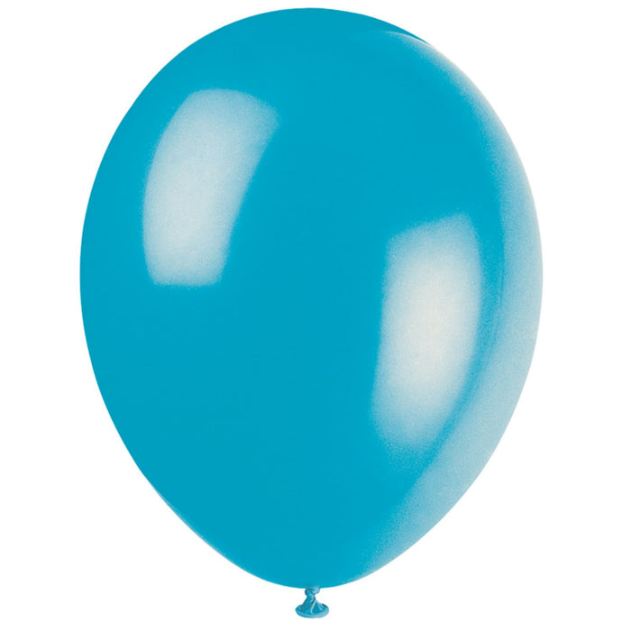 Latexballon Ø30cm Uni ca.30cmØ/10St. Türkis