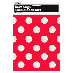 Geschenkbeutel PVC 18x22cm/8St. Dots Royalblau